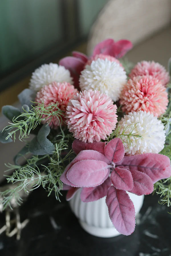 Whimsy Dandelion Bouquet in Vase