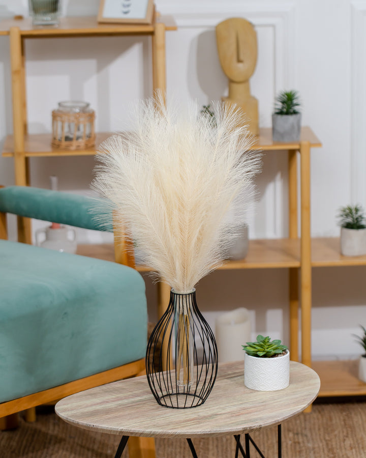 FAUX PAMPAS GRASS - Beige