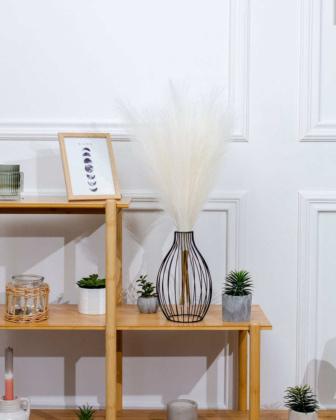 FAUX PAMPAS GRASS - White