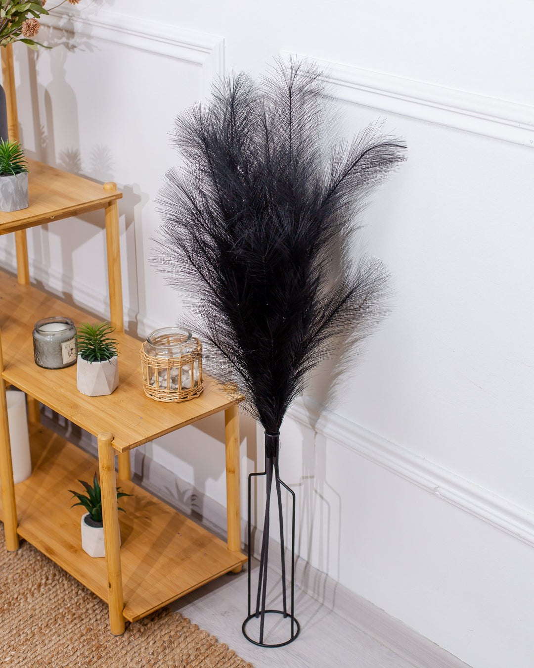 FAUX PAMPAS GRASS - Grey