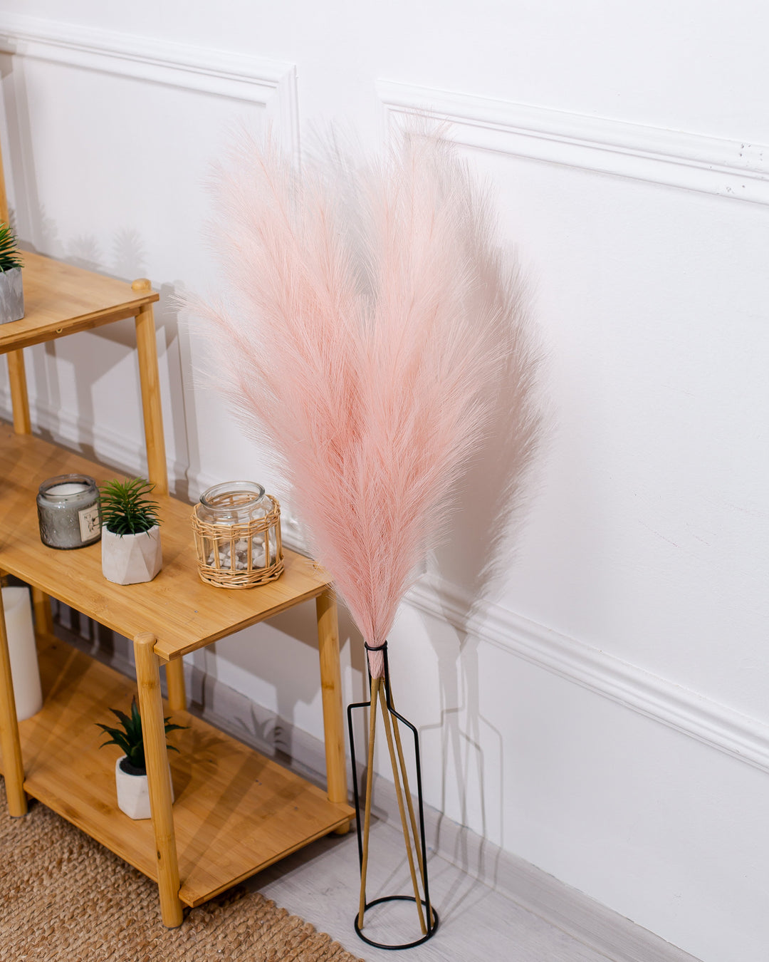 FAUX PAMPAS GRASS - Beige